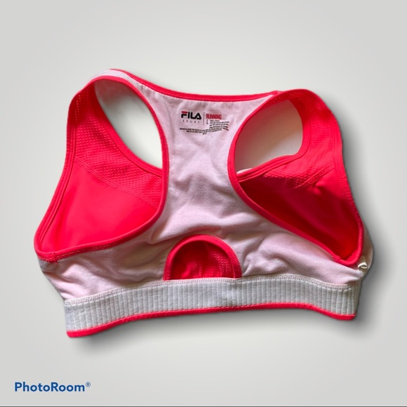 Fila Sport Hot Pink Running Sports Bra - Picture 6 of 10